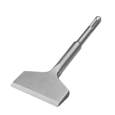 Image of Nucraft SDS Plus Tile Chisel, 165mm x 75mm, 15 Bent Scraper Chisel for Removal of Ceramics &amp; Tiles