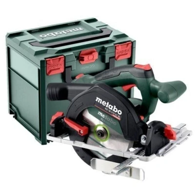 Image of Metabo KS 18 LTX 57 BL Cordless Circular Saw Without Battery, with Brushless Motor, Outlet Brake, MetaBox 340, Idle Speed 5000/min 611857840