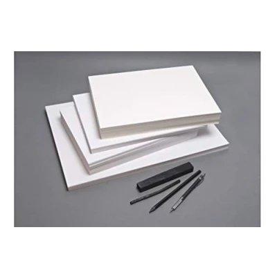 Image of Clairefontaine Ref 1694C White Drawing Sketch Paper (Pack of 250 Sheets) 24 x 32cm 120gsm Paper, pH Neutral, Acid Free, Suitable for Sketching &amp;