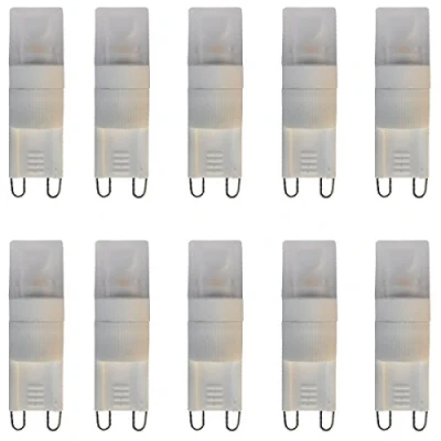 Image of Aoxdi Dimmable 1.5W G9 Capsule LED Lamp, Warm White, COB Light Bulb Bi pin Energy Saving Bulb, AC 220 240V, 10 Pack (Warm White)