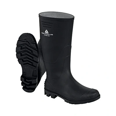 Image of Delta plus Unisex Stoneobno38 Stone ob SRA Work Boots Rut Fire and Safety, Black, 5 UK