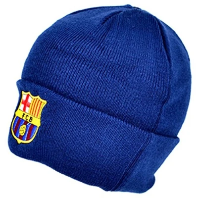 Image of Barcelona Cuff Knitted Hat Navy