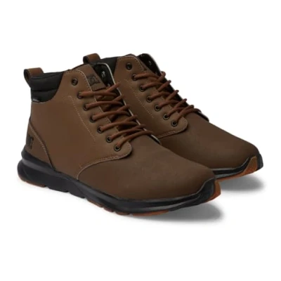 Image of DC Shoes Men&#039;s Mason Boat Shoe, Dark Brown, 9 UK