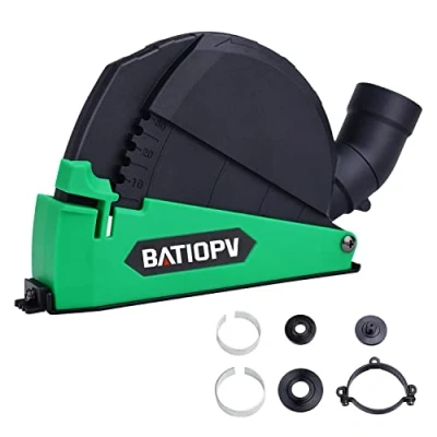 Image of BATIOPV Dust Extraction Cutting Guard, Shroud Angle Grinder and Components for 115mm/125mm.