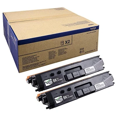 Image of Brother Tn329bk 2 Pack Black Original Toner Cartridge For Dcp L8450cdw, Hl L8350cdw, L8350cdwt, Mfc L8850cdw