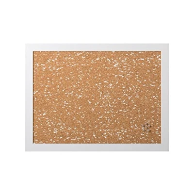 Image of Bi Office, Notice Board B&amp;W, Cork with White EVA inclusions, MDF Frame, 60x45cm