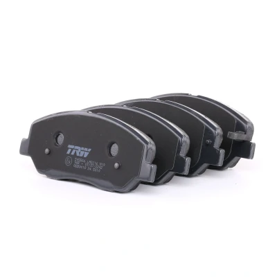 Image of 581012BA00, 581012BA10, 581012PA70, 581012WA70, 581014DA60 Brake pad set TRW COTEC GDB3418 with acoustic wear warning HYUNDAI: SANTA FE 2, 3