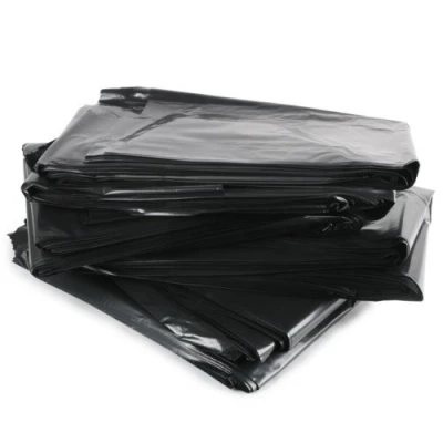 Image of We Can Source It Ltd Black Compactor Sack Bin Liners 20 x 34 47inch Bags Heavy Duty Sacks, Box of 100 Refuse Sacks for Industrial Waste