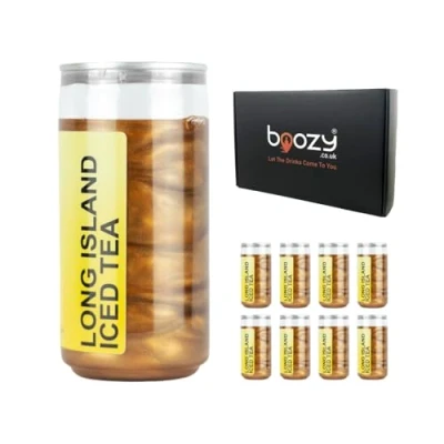 Image of Boozy Long Island Iced Tea Cocktail Cans, With Sparkle, Ready To Drink, x8, 200ml