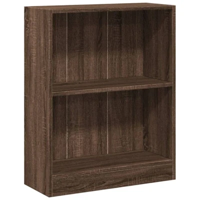 Image of vidaXL Bookshelf Brown Oak 60x24x76 cm Engineered Wood
