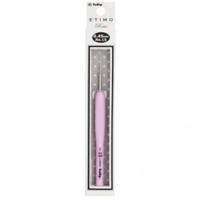 Image of Tulip Crochet Hook, Alloy steel, Pink, One Size