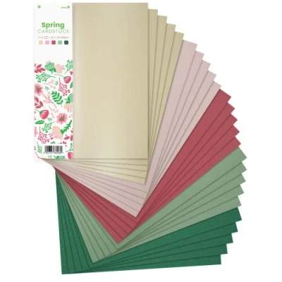 Image of Netuno 25x Creative Paper Spring Theme A4 210x297mm 8.3x11.7 in Coloured Card Craft Colourful 5 Colour Assorted DIY Set Scrapbooking Arts and Crafts Decorative cardstock