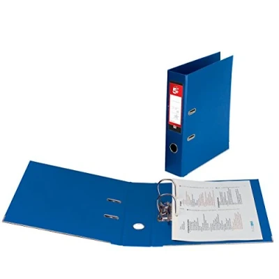 Image of 5 Star 913233 Lever Arch File PVC Spine 70mm Foolscap Royal Blue [Pack of 10]