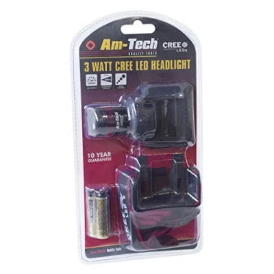 Image of Amtech S8070 3W CREE LED Headlight, Clear