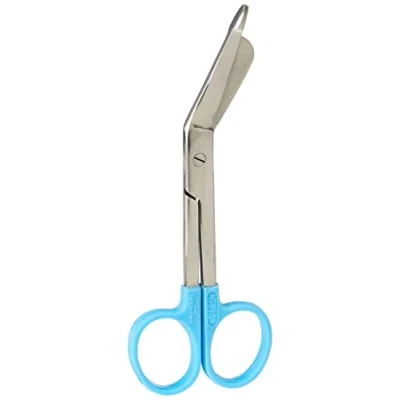 Image of NCD Medical 853 GBL Galaxy Blue Handle Lister Bandage Scissor