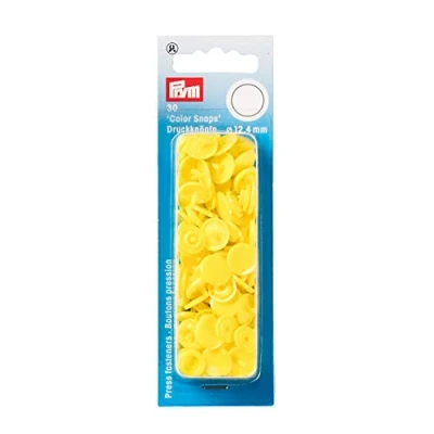 Image of Prym Press Bright Yellow (12.4mm) Fasteners 1 Unit