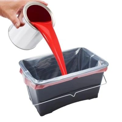 Image of ProDec 10 pcs 15 litre Recycled Plastic Paint Scuttle Liners for Quick, Mess Free, Water Free Colour Changes, No Hassle Easy Clean Up, Avoids Washing Paints Down Sinks, Compatible Scuttles