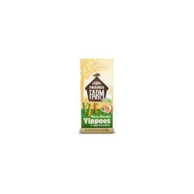 Image of Supreme Tiny Friends Farm Harry Hamster Yippees with Apple and Sweetcorn 120g (pack of 8)