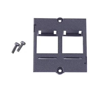 Image of Schneider Electric Mita Double Key Stone Module Fixing Frame, INS90003, Black
