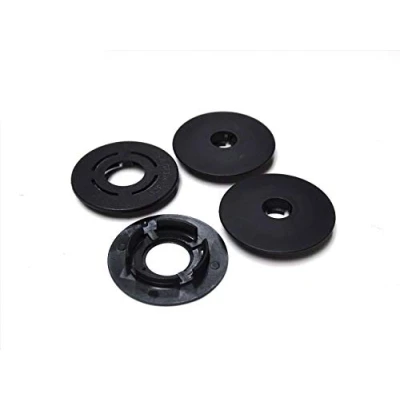Image of Partsdealers FLOOR MAT CARPET FIXING CLIP CLAMP BRACKET COMPATIBLE WITH VW SKODA MODELS BLACK x4