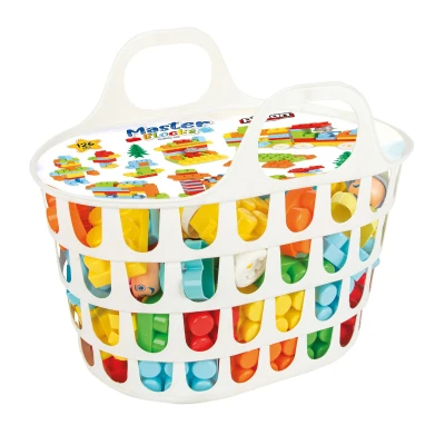 Image of PILSAN Accessory Master Blocks with Basket (128 Pieces)