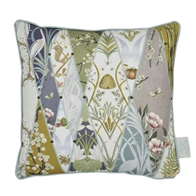 Image of Angel Strawbridge NOUVEAU WALLPAPER MUSEUM MULTI 43X43CM PILLOW