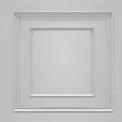 Image of Amara Panel Vinyl Wallpaper Dove Grey Wood Belgravia 7376