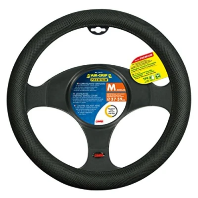 Image of Lampa 33111 Premium Air Grip Steering Wheel Cover, Thermoplastic Elastomer (TPE), Medium