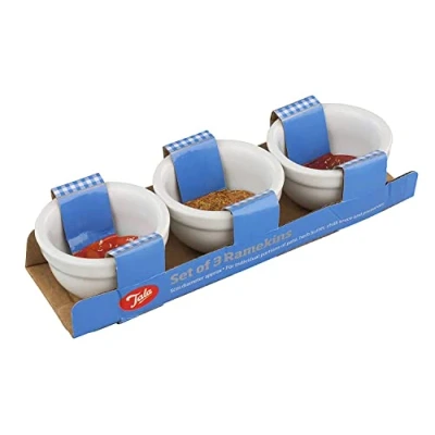Image of Tala Mini Bowls, Set of 3 20053, Ceramic, White