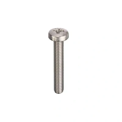 Image of AHCMachine Screws/Bolts A2 Stainless Steel Pozi Pan Head Mch Screw M4 4mm x 8mm (Pack of 100)