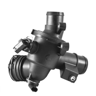 Image of 6512000615, 6512001215, 6512001500, 6512001715, 6512002800 Engine thermostat DENSO DTM95713 95C with gaskets/seals MERCEDES BENZ: E Class Saloon