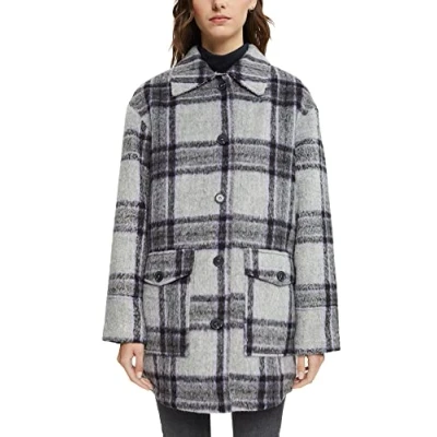 Image of ESPRIT Women&#039;s 102ee1g310 Jacket, 012/Anthracite 3, L