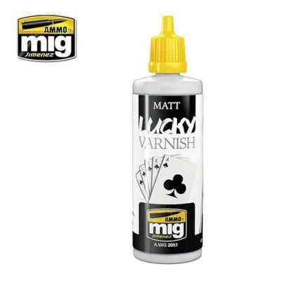 Image of Ammo MIG 2051 Mate Lucky Varnish, Multicolour