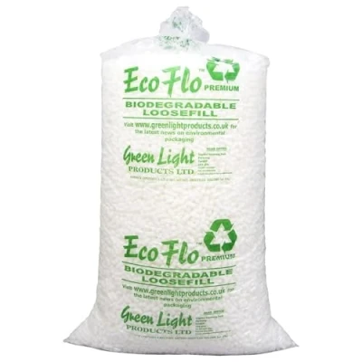 Image of ECO Flo Biodegradable Void Fill Protective Loose Mailing Shipping Packing Peanuts (30 Cubic FLO)