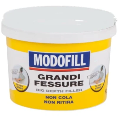 Image of MODOFILL High Thickness Putty Paste for Filling Large Holes and in the Wall. Filling, White, 1 kg.