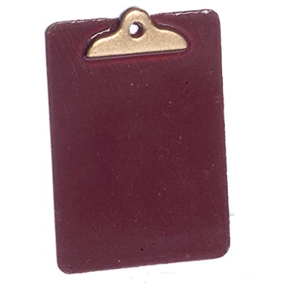 Image of Melody Jane Dolls House Clipboard Clip Board Miniature School Study Office Accessory