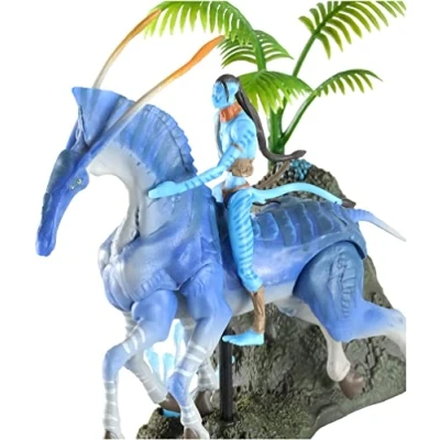 Image of McFarlane Toys Disney Avatar World of Pandora Tsu’tey and Direhorse Movie Action Figure collectible Ages 8+