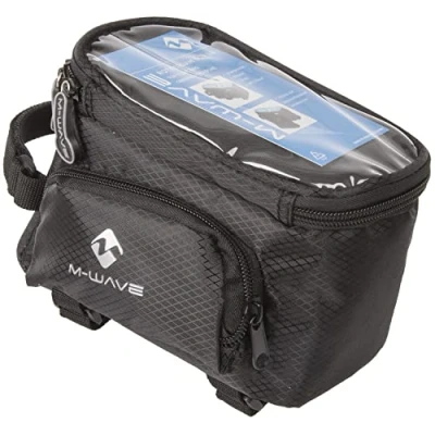Image of M Wave Top Tube Bag for Smartphone Rotterdam SB XX Large, Black/Grey