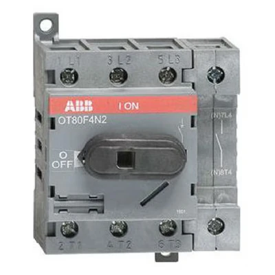Image of ABB OT80F4N2 Isolator Base Mount 4 80 Amp