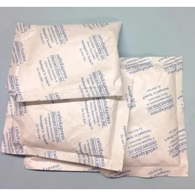 Image of celloexpress Silica Gel Pouches 50g in Tyvek Fabric Sachets Total Weight 200g (50g, 4)