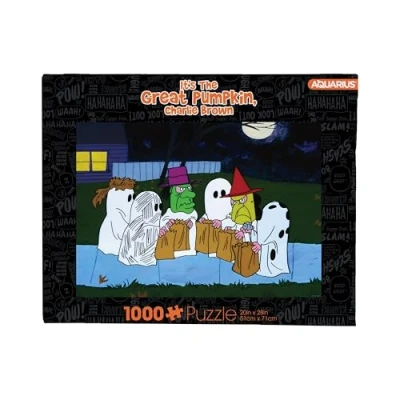 Image of AQUARIUS Peanuts Trick Or Treat 1000 Piece Jigsaw Puzzle