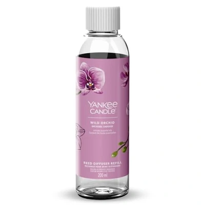 Image of Yankee Candle Signature Reed Diffuser Refill Wild Orchid 200ml Up to 20 weeks of Fragrance Perfect Gifts for Women
