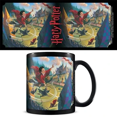 Image of Pyramid International Harry Potter Mug in Presentation Gift Box (Quidditch Design) 11oz Ceramic Official Merchandise