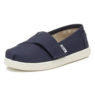Image of TOMS TINY ALPARGATA Navy Canvas UK6.0