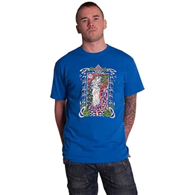 Image of Paradiso Clothing LADY Print Tshirt, Size: Medium, Blue
