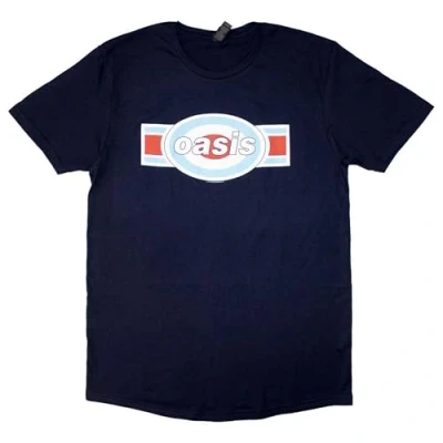 Image of Rock Off Oasis &#039;Oblong Target&#039; (Navy) T Shirt (Small)