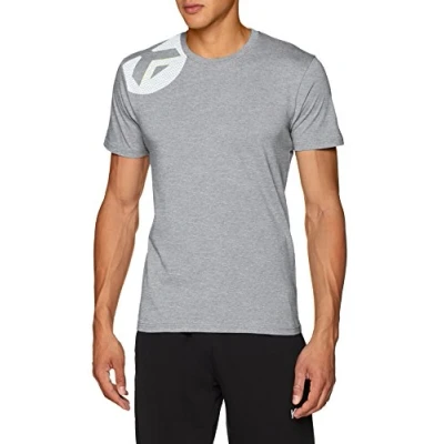 Image of Kempa Kemri Men Core 2.0 T Shirt Men&#039;s Dark Grey Melange, Small