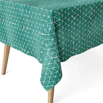 Image of Martina Home Cervia Blue Resin Tablecloth 250cm x 140cm