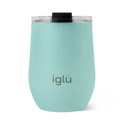 Image of iglu Reusable Coffee Cup Thermal Insulated Stainless Steel Travel Mug with Lid 12oz / 340ml Mugs Double Walled Great for Hot &amp; Cold Drinks His Hers Premium Eco Friendly Gift (Ocean Teal)