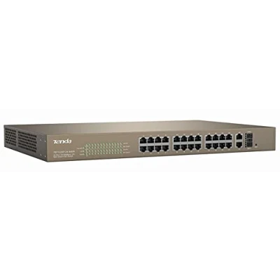 Image of TENDA TEF1226P 24 440W Port 10/100 PoE/2 Gigabit/2 SFP Web Smart Switch